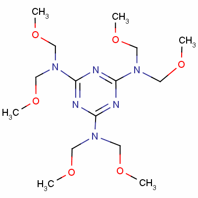 2,4,6-Tris[bis(methoxymethyl)amino]-1,3,5-triazine Structure,3089-11-0Structure