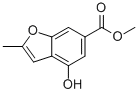 6-Benzofurancarboxylic acid, 4-hydroxy-2-methyl-, methyl esterStructure,314725-17-2Structure 6-Benzofurancarboxylic acid, 4-hydroxy-2-methyl-, methyl ester Structure,314725-17-2Structure