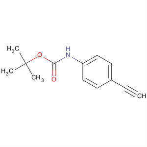 4-乙炔苯基氨基甲酸叔丁酯結構式_317842-48-1結構式