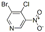 3-bromo-4-chloro-5-nitropyridine Structure,31872-63-6Structure