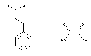 芐基肼草酸鹽結(jié)構(gòu)式_32064-65-6結(jié)構(gòu)式
