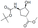 (1R,2S,4R)-N-Boc-1-amino-2-hydroxycyclopentane-4-carboxylic acid methyl esterStructure,321744-17-6Structure (1R,2S,4R)-N-Boc-1-amino-2-hydroxycyclopentane-4-carboxylic acid methyl ester Structure,321744-17-6Structure