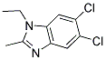 5,6-Dichloro-1-ethyl-2-methylbenzimidazoleStructure,3237-62-5Structure 5,6-Dichloro-1-ethyl-2-methylbenzimidazole Structure,3237-62-5Structure