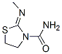(2Z)-2-(甲基亞胺)-1,3-噻唑烷-3-甲酰胺結構式_324035-22-5結構式