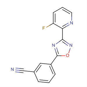 3-(3-氟吡啶-2-基)-5-(3-氰基苯基)-1,2,4-噁二唑結構式_327056-27-9結構式