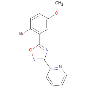 3-(吡啶-2-基)-5-(2-溴-5-甲氧基苯基)-1,2,4-噁二唑結(jié)構(gòu)式_327056-37-1結(jié)構(gòu)式