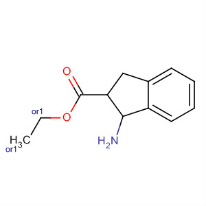 1H-indene-2-carboxylicacid,1-amino-2,3-dihydro-,ethylester,(1r,2r)-rel-(9ci)Structure,327178-46-1Structure 1H-indene-2-carboxylicacid,1-amino-2,3-dihydro-,ethylester,(1r,2r)-rel-(9ci) Structure,327178-46-1Structure
