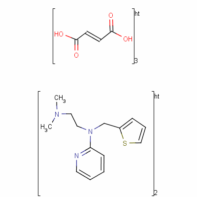Methapyrilene fumarateStructure,33032-12-1Structure Methapyrilene fumarate Structure,33032-12-1Structure