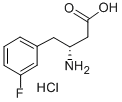 (R)-3-amino-4-(3-fluorophenyl)butanoic acid hydrochloride Structure,331763-65-6Structure