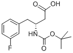 Benzenebutanoic acid, β-[[(1,1-dimethylethoxy)carbonyl]amino]-3-fluoro-, (βr)- Structure,331763-66-7Structure