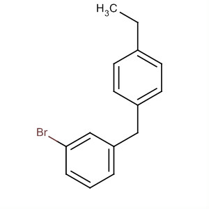 1-(4-乙基芐基)-3-溴苯結構式_333360-86-4結構式