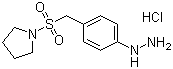[4-(Pyrrolidine-1-sulfonylmethyl)-phenyl]-hydrazine; hydrochloride Structure,334981-11-2Structure