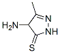 3H-pyrazole-3-thione,4-amino-2,4-dihydro-5-methyl-(9ci)Structure,337469-56-4Structure 3H-pyrazole-3-thione,4-amino-2,4-dihydro-5-methyl-(9ci) Structure,337469-56-4Structure
