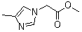 1H-imidazole-1-aceticacid,4-methyl-,methylester(9ci)Structure,339526-03-3Structure 1H-imidazole-1-aceticacid,4-methyl-,methylester(9ci) Structure,339526-03-3Structure