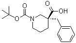 (3r)-3-(苯基甲基)-1,3-哌啶二羧酸 1-(1,1-二甲基乙基)酯結(jié)構(gòu)式_339539-81-0結(jié)構(gòu)式