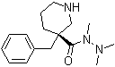 3-Piperidinecarboxylic acid, 3-(phenylmethyl)-, 1,2,2-trimethylhydrazide, (3r)-Structure,339539-84-3Structure 3-Piperidinecarboxylic acid, 3-(phenylmethyl)-, 1,2,2-trimethylhydrazide, (3r)- Structure,339539-84-3Structure