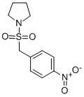 N-[(4-硝基苯基)-甲基磺酰基]吡咯烷結構式_340041-91-0結構式