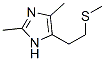 1H-imidazole, 2,4-dimethyl-5-[2-(methylthio)ethyl]- Structure,341009-25-4Structure