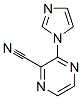 3-(咪唑-1-基)吡嗪-2-羧腈結(jié)構(gòu)式_342412-44-6結(jié)構(gòu)式