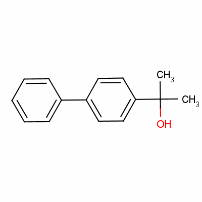 2-(4-聯(lián)苯)-2-丙醇結(jié)構(gòu)式_34352-74-4結(jié)構(gòu)式