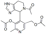 (9ci)-5-乙?；?4-[3-(乙?；趸?-5-[(乙?；趸?甲基]-2-甲基-4-吡啶]-4,5,6,7-四氫-1H-咪唑并[4,5-c]吡啶結(jié)構(gòu)式_34594-38-2結(jié)構(gòu)式