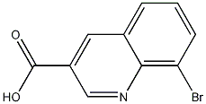 8-Bromoquinoline-3-carboxylic acidStructure,347146-16-1Structure 8-Bromoquinoline-3-carboxylic acid Structure,347146-16-1Structure