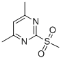 4,6-Dimethyl-2-methylsulfonylpyrimidineStructure,35144-22-0Structure 4,6-Dimethyl-2-methylsulfonylpyrimidine Structure,35144-22-0Structure
