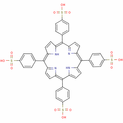 Tpps hydrate (=tetraphenylporphyrin tetrasulfonic acid hydrate)Structure,35218-75-8Structure Tpps hydrate (=tetraphenylporphyrin tetrasulfonic acid hydrate) Structure,35218-75-8Structure