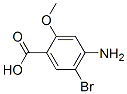 4-Amino-5-bromo-2-methoxybenzenecarboxylic acid Structure,35290-97-2Structure