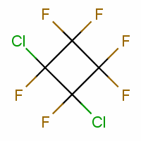1,2-二氯六氟環(huán)丁烷結(jié)構(gòu)式_356-18-3結(jié)構(gòu)式