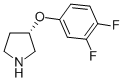 S-3-(3,4-二氟苯氧基)-吡咯烷結(jié)構(gòu)式_356558-52-6結(jié)構(gòu)式