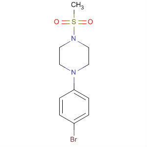 Piperazine, 1-(4-bromophenyl)-4-(methylsulfonyl)-Structure,357647-98-4Structure Piperazine, 1-(4-bromophenyl)-4-(methylsulfonyl)- Structure,357647-98-4Structure