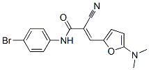 N-(4-溴苯基)-2-氰基-3-[5-(二甲基氨基)-2-呋喃]-2-丙酰胺結(jié)構(gòu)式_358302-04-2結(jié)構(gòu)式