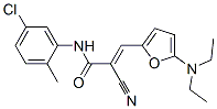 n-(5-氯-2-甲基苯基)-2-氰基-3-[5-(二乙基氨基)-2-呋喃]-2-丙酰胺結(jié)構(gòu)式_36-64-6結(jié)構(gòu)式