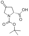 (R)-1-(tert-butoxycarbonyl)-4-oxopyrrolidine-2-carboxylic acid Structure,364077-84-9Structure