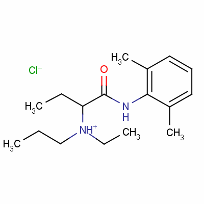 Etidocaine hydrochlorideStructure,36637-19-1Structure Etidocaine hydrochloride Structure,36637-19-1Structure