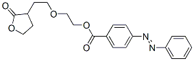 4-(苯基氮雜)苯甲酸 2-[2-(四氫-2-氧代呋喃-3-基)乙氧基]乙酯結構式_36763-89-0結構式