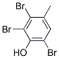 2,3,6-三溴-4-甲基苯酚結(jié)構式_36776-51-9結(jié)構式