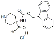 4-((((9H-fluoren-9-yl)methoxy)carbonyl)amino)piperidine-4-carboxylic acid hydrochlorideStructure,368866-09-5Structure 4-((((9H-fluoren-9-yl)methoxy)carbonyl)amino)piperidine-4-carboxylic acid hydrochloride Structure,368866-09-5Structure