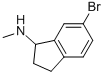 6-Bromo-2,3-dihydro-n-methyl-1h-inden-1-amineStructure,371251-07-9Structure 6-Bromo-2,3-dihydro-n-methyl-1h-inden-1-amine Structure,371251-07-9Structure