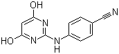 4-(4-Hydroxy-6-oxo-1,6-dihydropyrimidin-2-ylamino)benzonitrile Structure,374067-80-8Structure