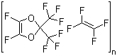 聚[4,5-二氟-2,2-雙(三氟甲基)-1,3-二氧代-co-四氟乙烯]結(jié)構(gòu)式_37626-13-4結(jié)構(gòu)式