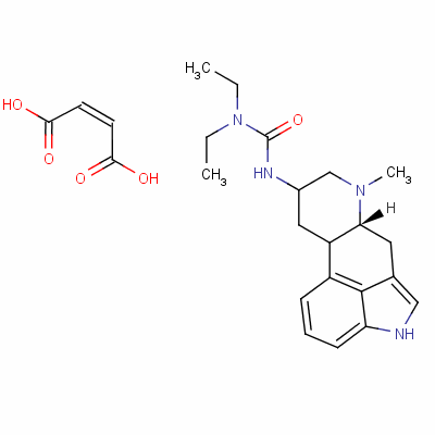 S-(-)-特麥角脲馬來(lái)酸鹽結(jié)構(gòu)式_37686-85-4結(jié)構(gòu)式