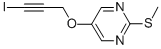 5-[(3-碘-2-丙炔)氧基]-2-(甲基硫代)嘧啶結(jié)構(gòu)式_37750-83-7結(jié)構(gòu)式