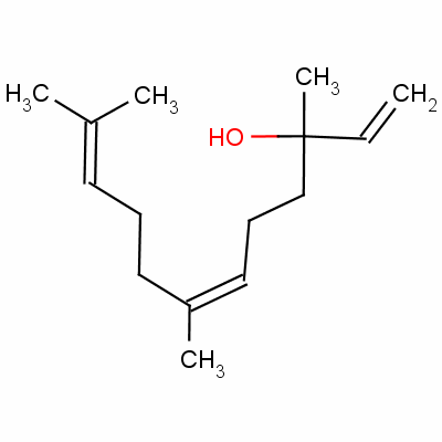 (6Z)-3,7,11-trimethyldodeca-1,6,10-trien-3-olStructure,3790-78-1Structure (6Z)-3,7,11-trimethyldodeca-1,6,10-trien-3-ol Structure,3790-78-1Structure