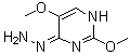 2,5-Dimethoxy-4-hydrazinopyrimidine Structure,381666-22-4Structure