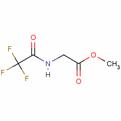 N-(三氟乙?；?-甘氨酸甲酯結(jié)構(gòu)式_383-72-2結(jié)構(gòu)式