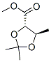 Methyl (4S,5R)-2,2,5-trimethyl-1,3-dioxolane-4-carboxylate Structure,38410-80-9Structure