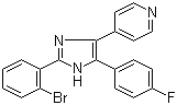 4-[2-(2-Bromophenyl)-4-(4-fluorophenyl)-1h-imidazol-5-yl]pyridine Structure,384820-17-1Structure