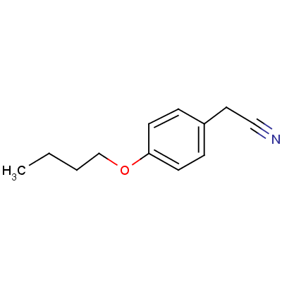 4-丁氧基苯乙腈結構式_38746-93-9結構式